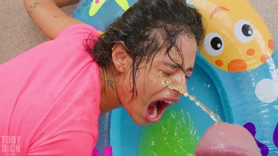 PISS DRINKING SPEWING ANAL Breiny Zoe Pushed To HER LIMITS