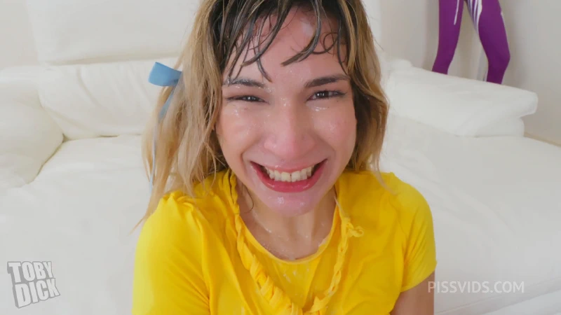 Megan Love can't stop smiling after her hard fucking